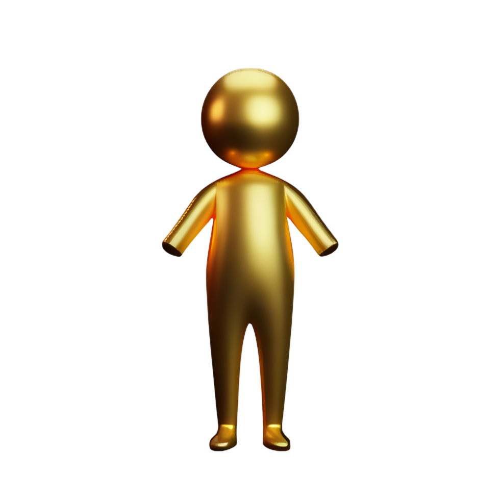 gold 3d icon illustration png