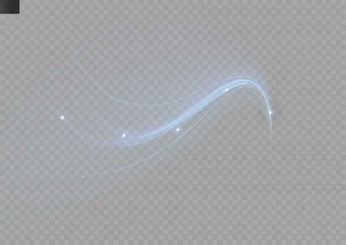 Glowing shiny lines effect vector. Luminous white lines of speed. Light glowing effect. Light trail wave, fire path trace line and incandescence curve twirl. vector