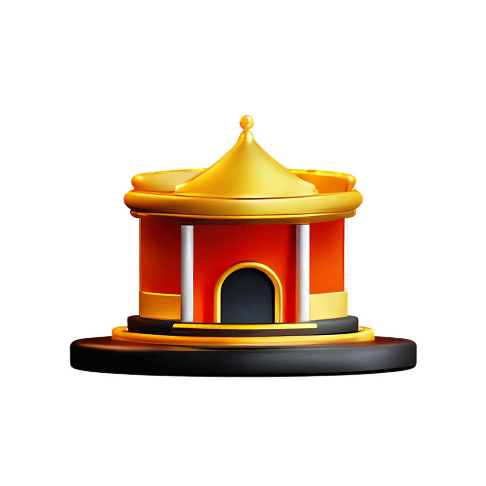 Casino 3d rendering icon illustration png