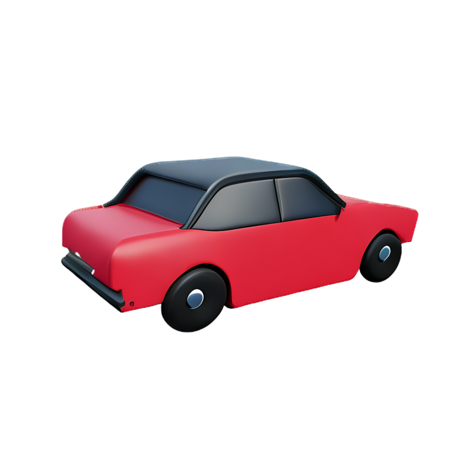 car 3d illustration icon png