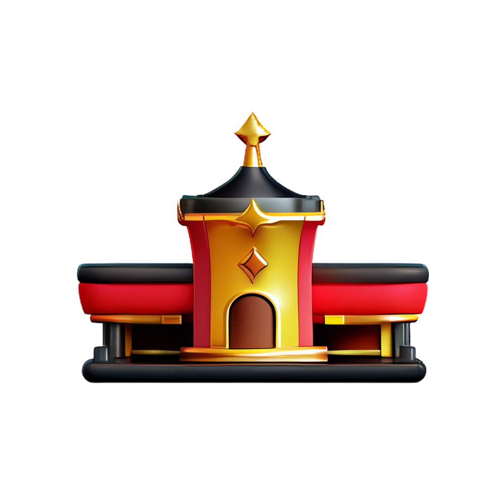 Casino 3d rendering icon illustration png