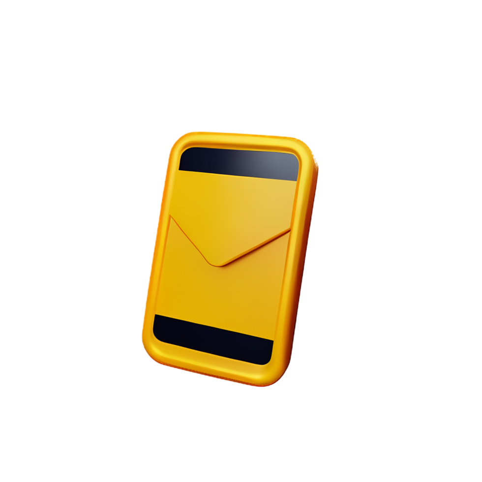 email 3d rendering icon illustration png