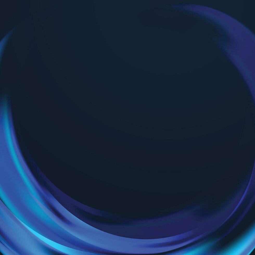 Minimal geometric background. Blue elements with fluid gradient. Dynamic shapes composition. Eps10 vector