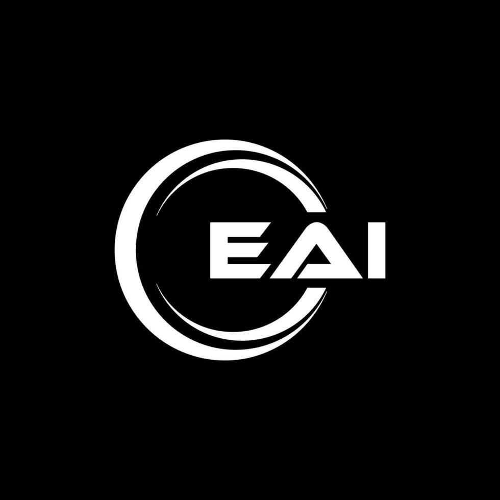 EAI Logo Design, Inspiration for a Unique Identity. Modern Elegance and Creative Design. Watermark Your Success with the Striking this Logo. vector