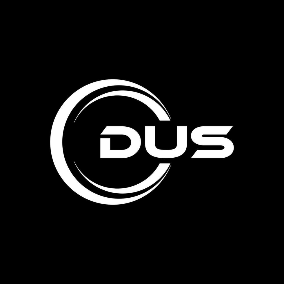 DUS Logo Design, Inspiration for a Unique Identity. Modern Elegance and Creative Design. Watermark Your Success with the Striking this Logo. vector