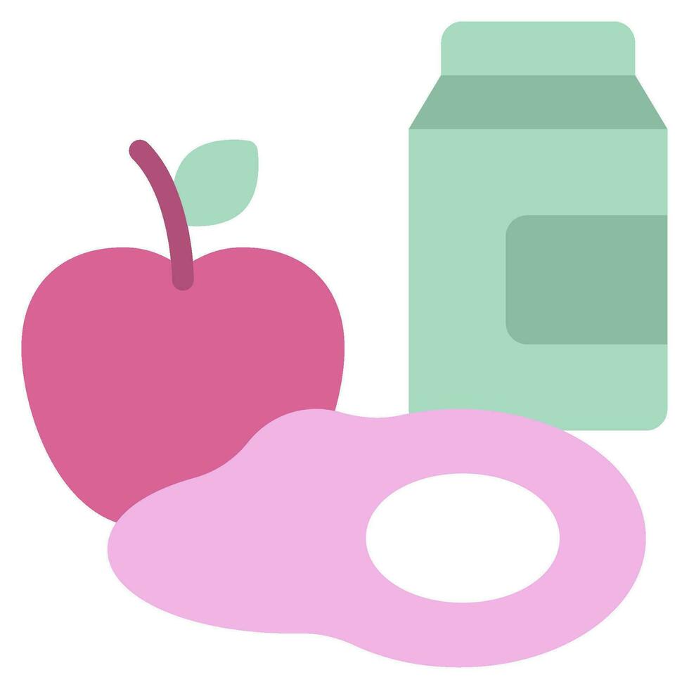 Nutrient rich Foods icon illustration vector