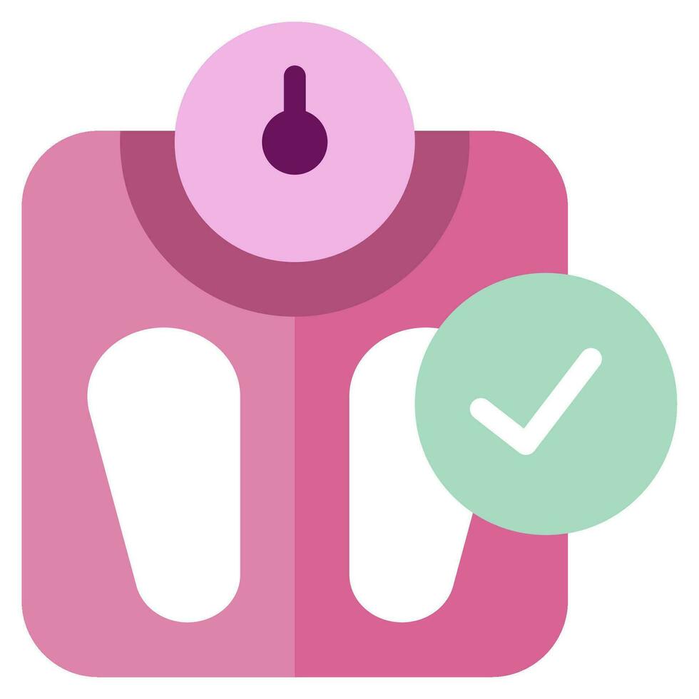 Weight Management icon illustration vector