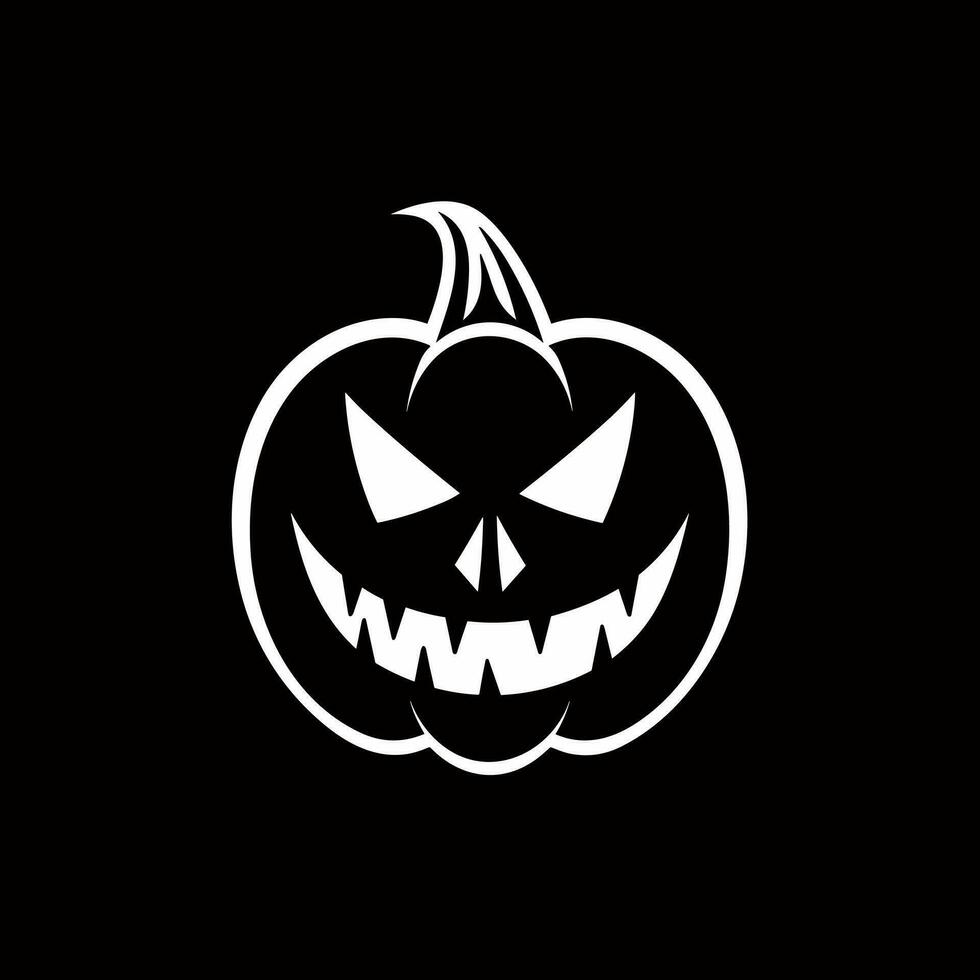 Halloween pumpkin for Happy Halloween holiday. Orange pumpkin with smile design for the holiday Halloween. vector