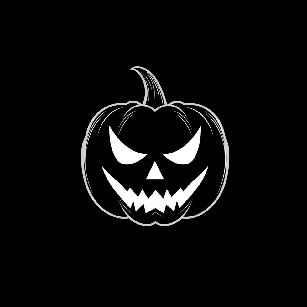 Víspera de Todos los Santos calabaza para contento Víspera de Todos los Santos día festivo. naranja calabaza con sonrisa diseño para el fiesta Víspera de Todos los Santos. vector