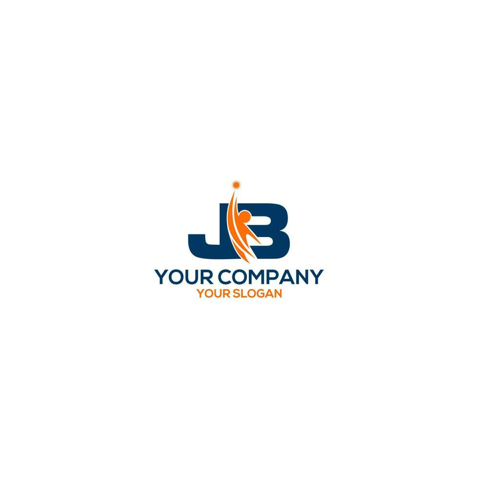 JB personal training logo design vector