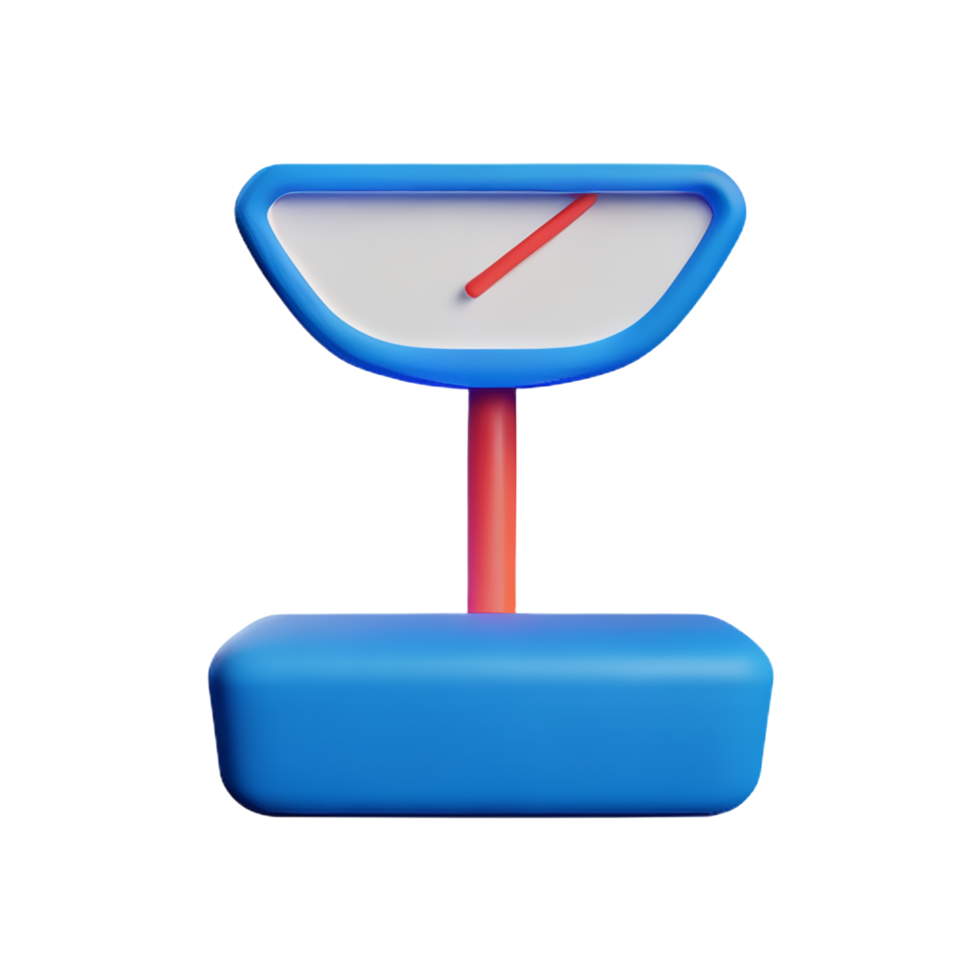 weight scale 3d gym fitness icon png