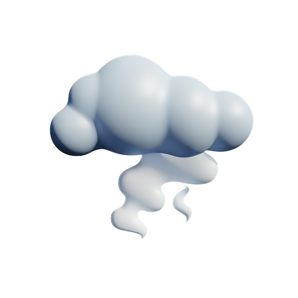 fog 3d icon illustration png
