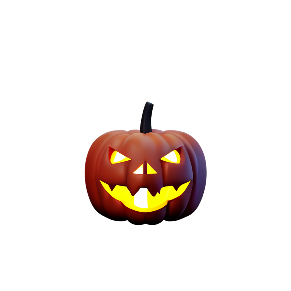 Halloween 3d icône illustration png