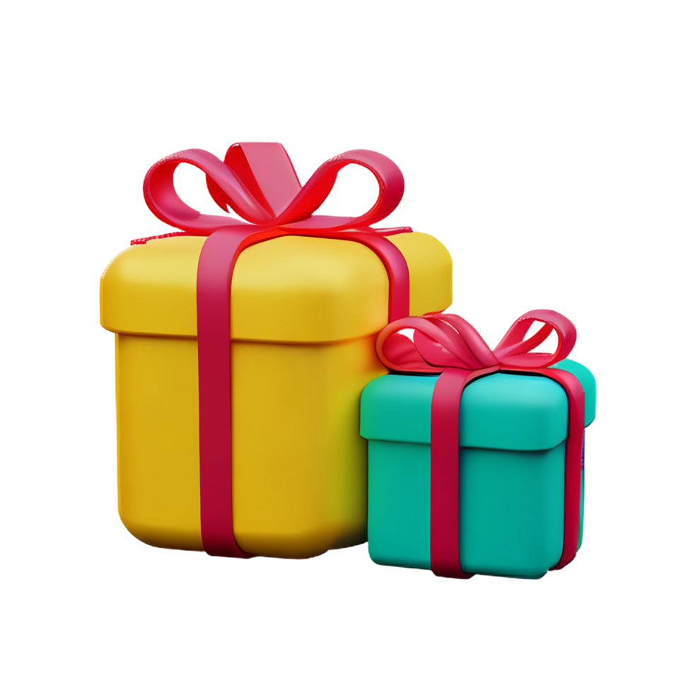 gift 3d icon illustration png