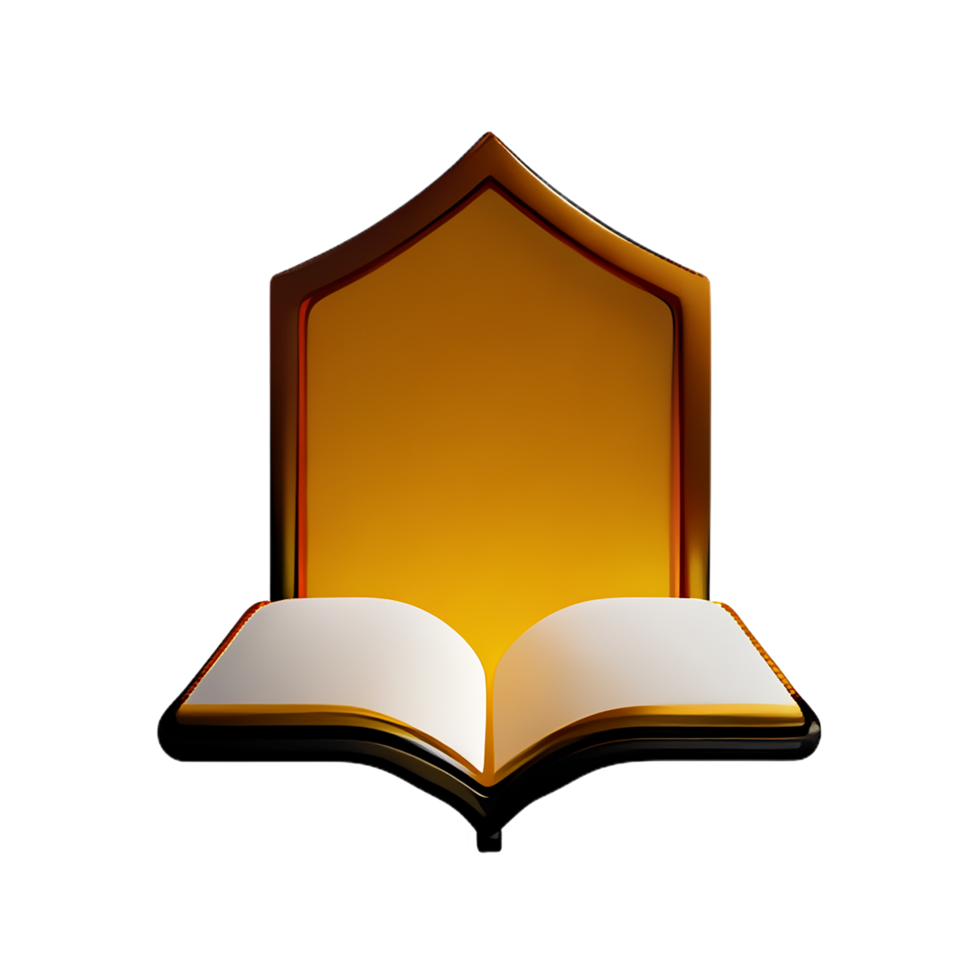 quran scripture 3d ramadan icon png