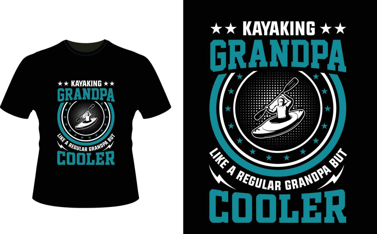 kayak abuelo me gusta un regular abuelo pero enfriador o abuelo camiseta diseño o abuelo día t camisa diseño vector