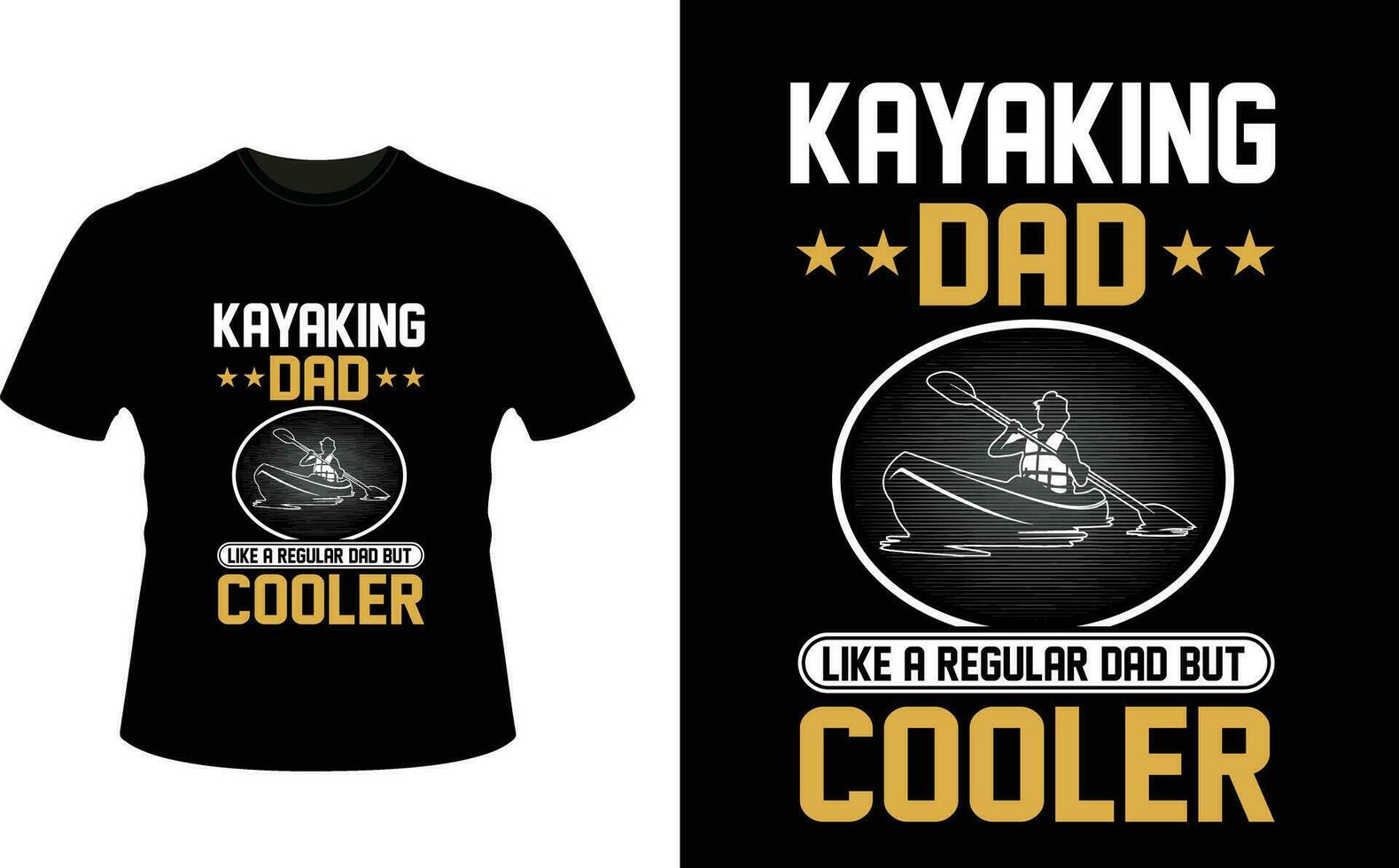 kayak papá me gusta un regular papá pero enfriador o papá papá camiseta diseño o padre día t camisa diseño vector