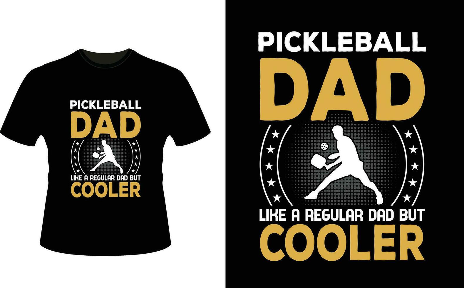 pickleball papá me gusta un regular papá pero enfriador o papá papá camiseta diseño o padre día t camisa diseño vector