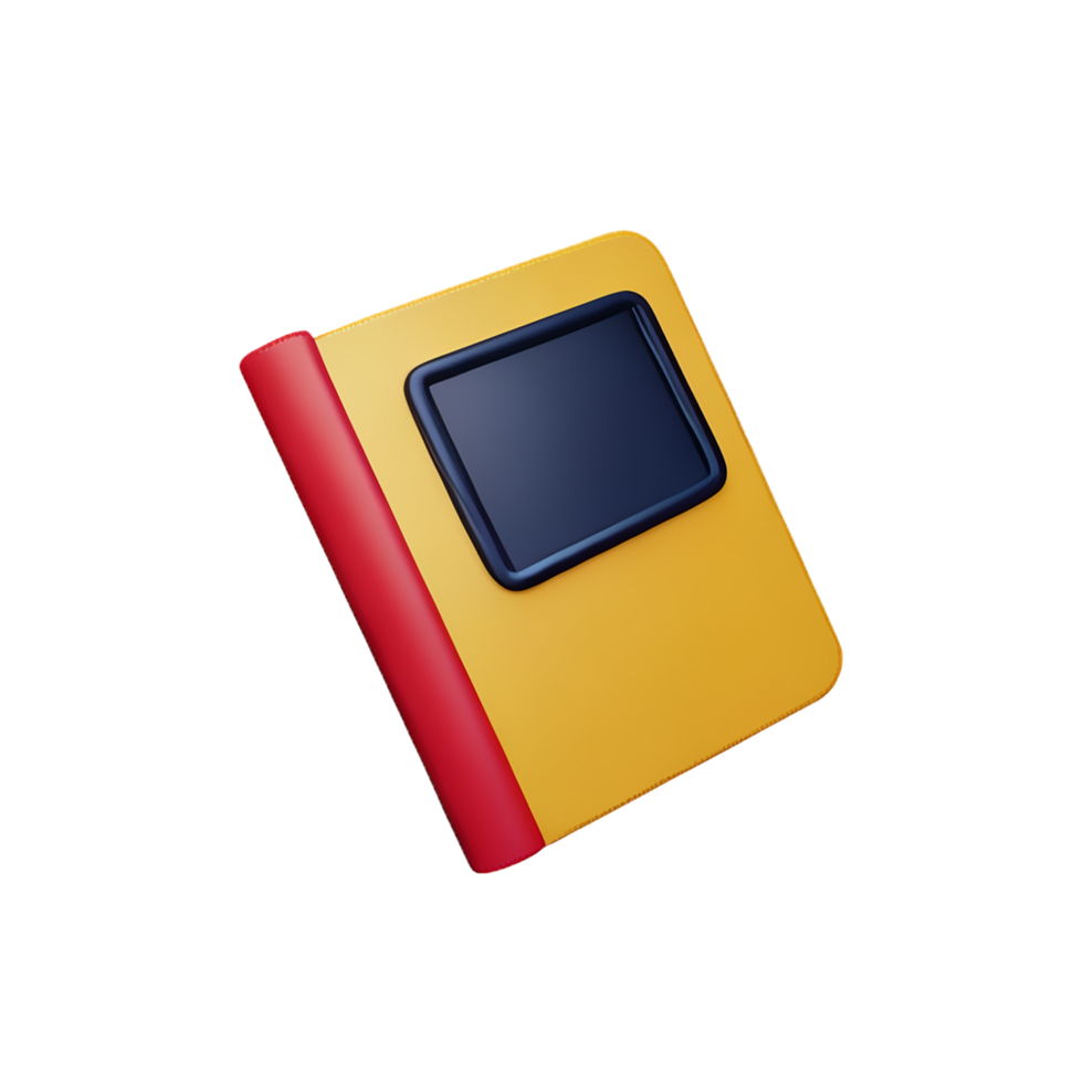 book 3d icon illustration png