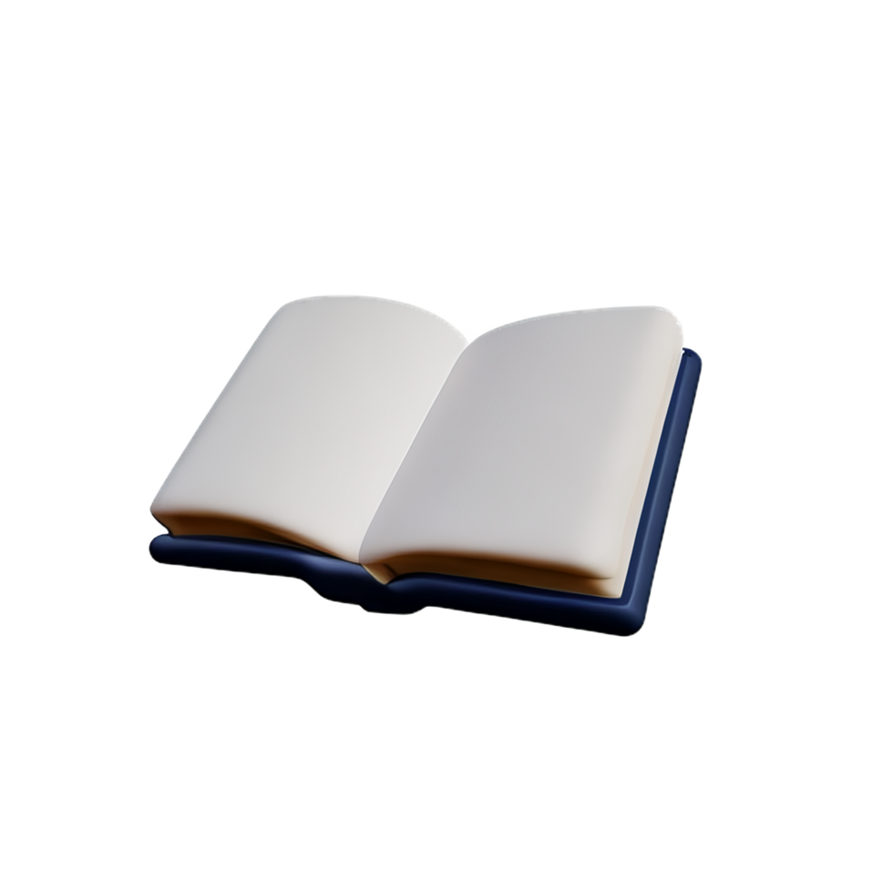 book 3d icon illustration png