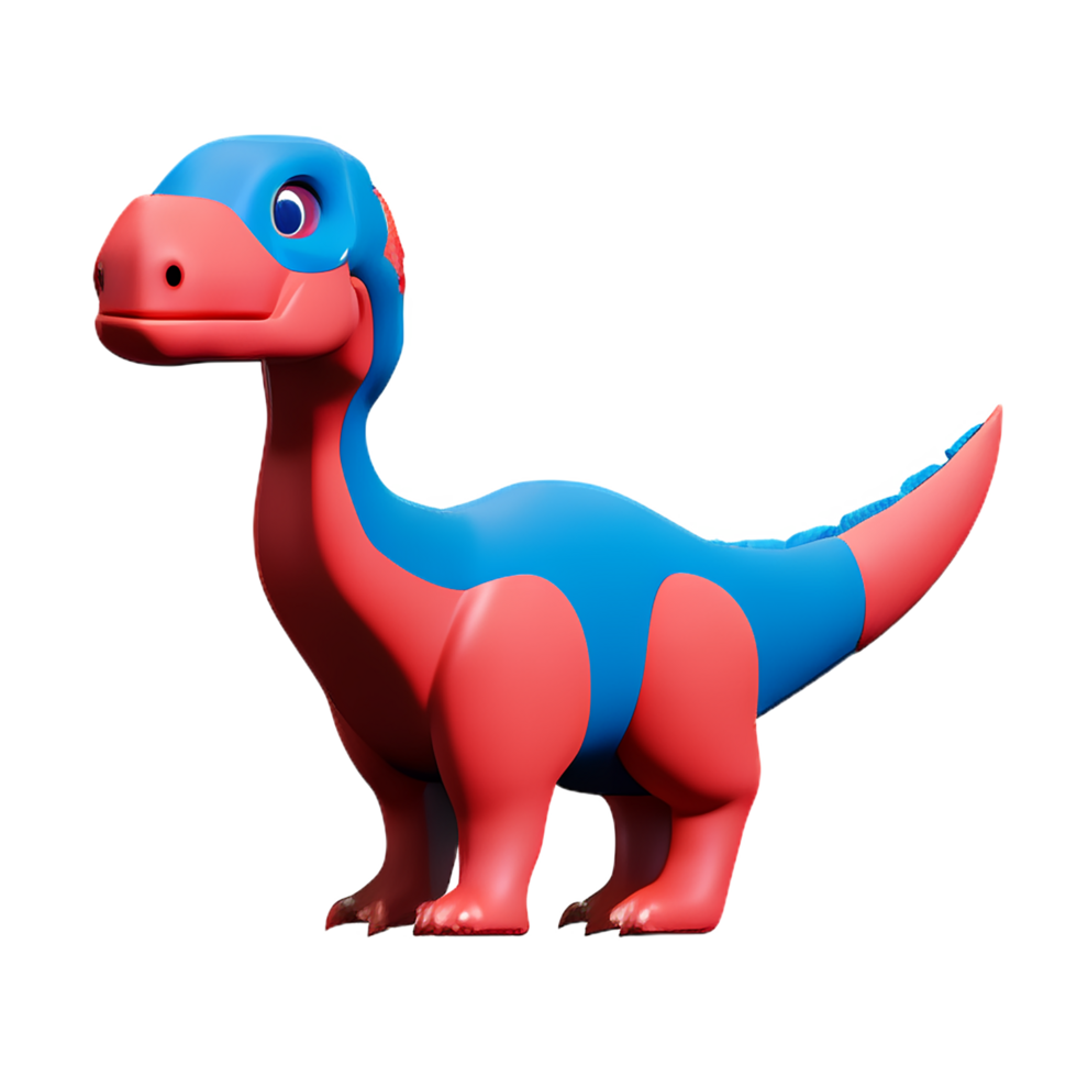 dinosaurus 3d renderen icoon illustratie png