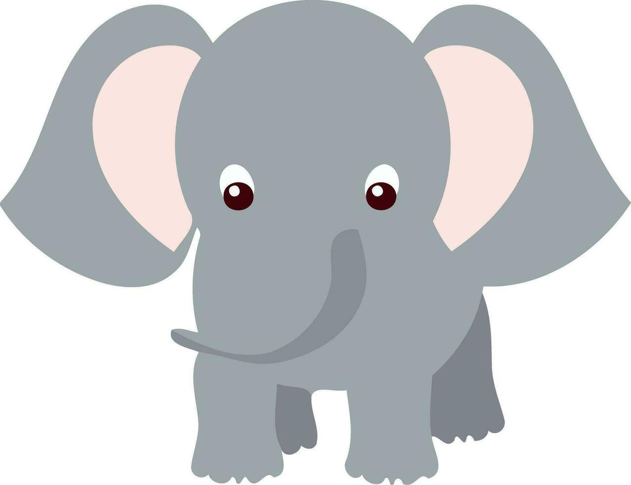 animal mammal elephant cute vector