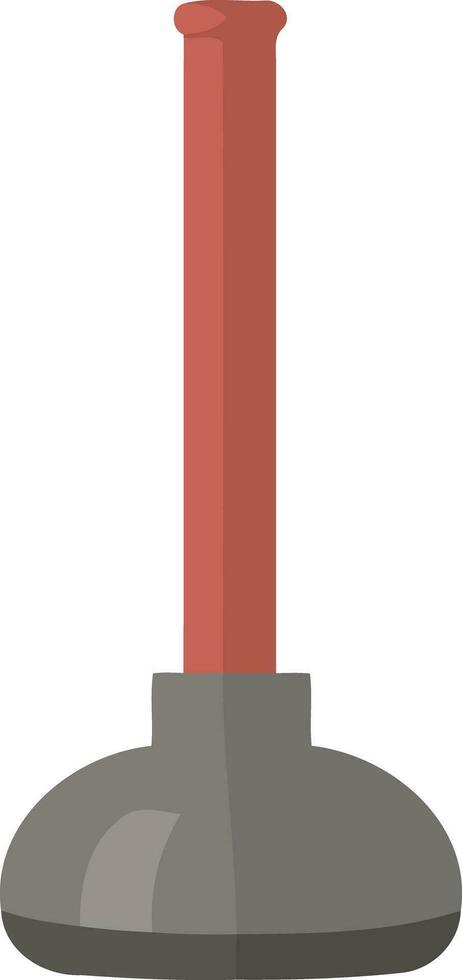 utility object plunger isolated vector