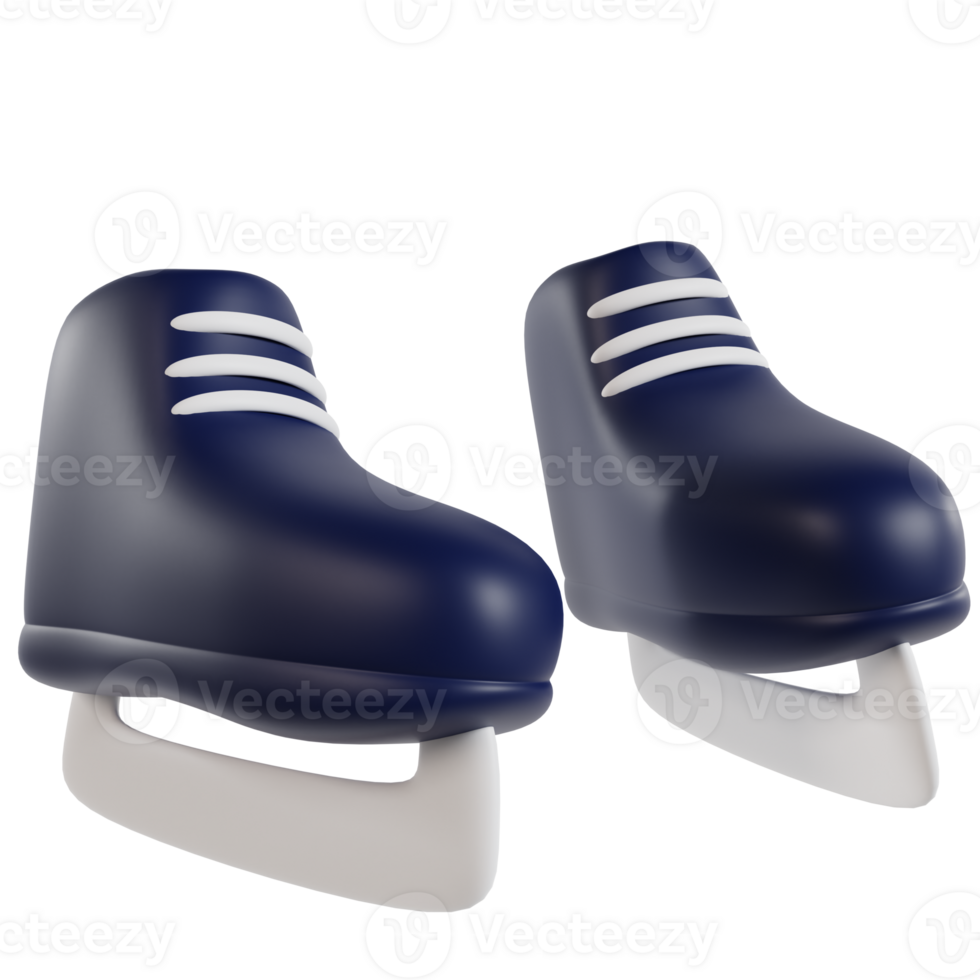 Schlittschuh Schuhe 3d isoliert png