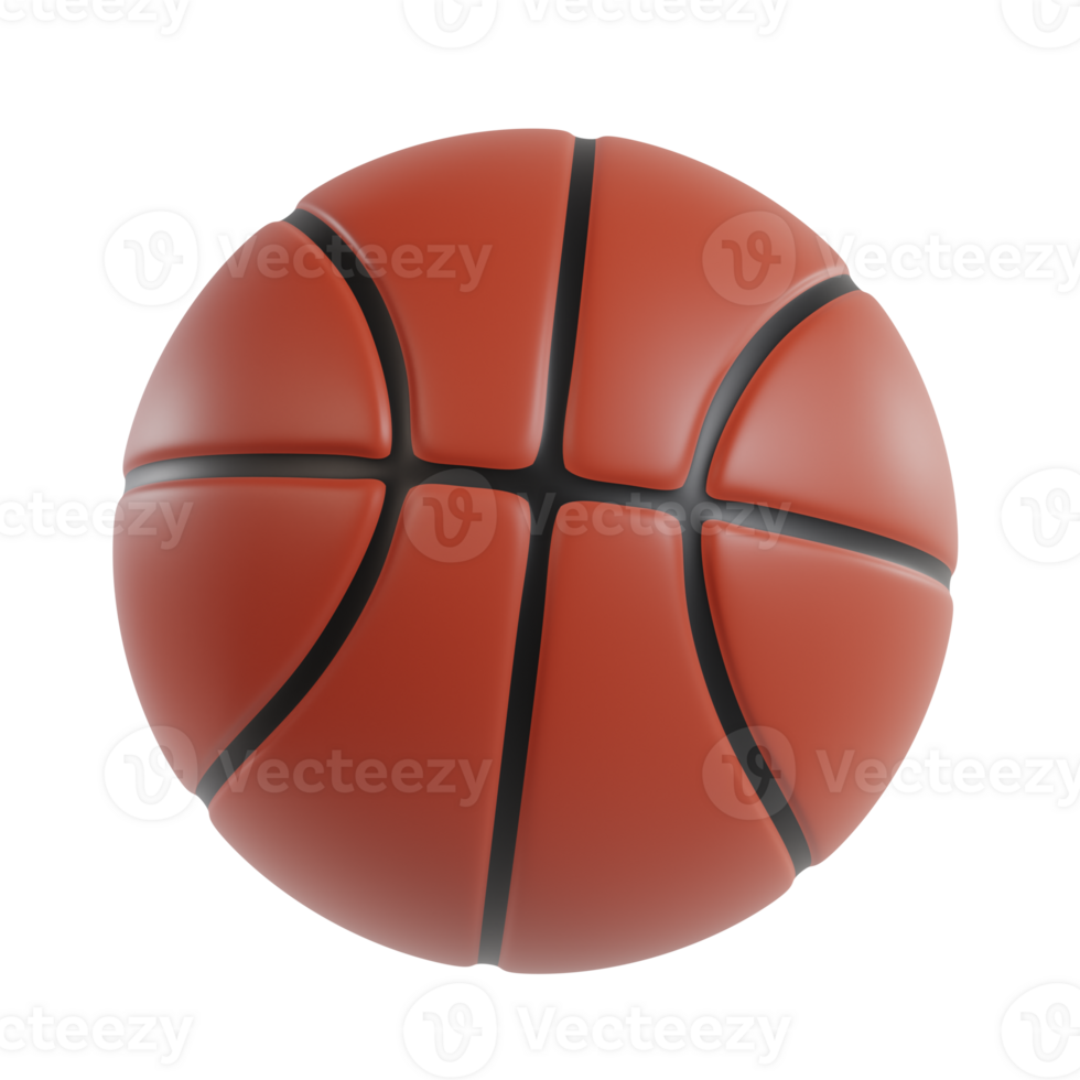 Basketball 3d isolated png