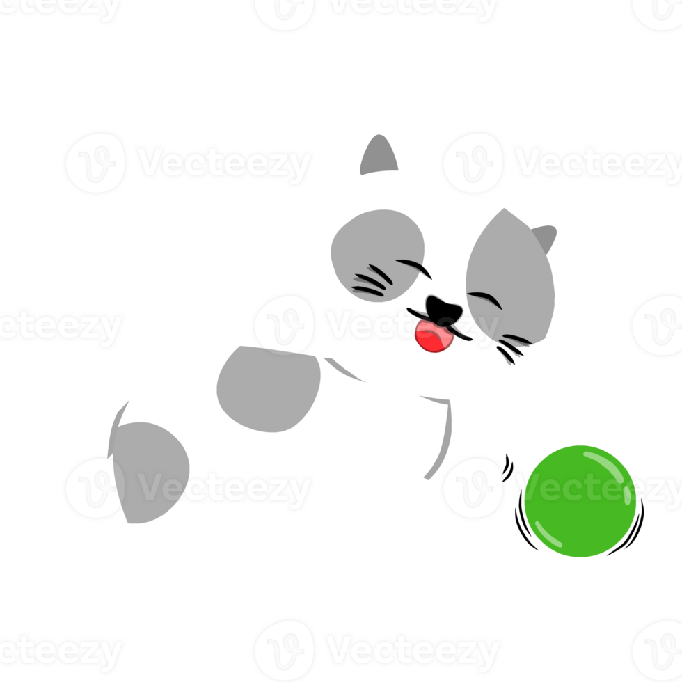 Cute Cat Drawing Graphic 28210994 PNG