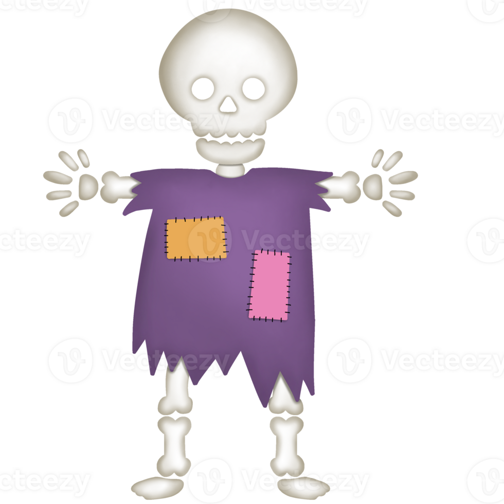 drawing cartoon skeleton png