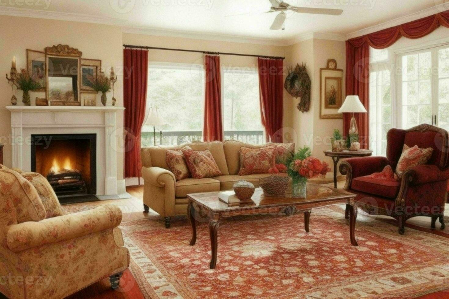 Traditional Living Room Style home interior photo