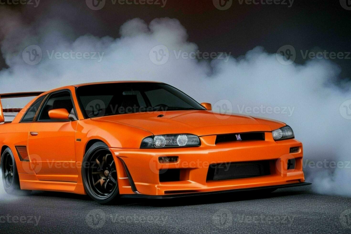 Sport car Nissan Skyline GTR R32 JDM. Pro Photo