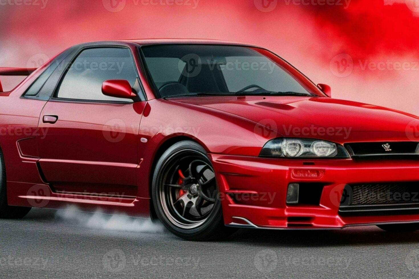 Sport car Nissan Skyline GTR R32 JDM. Pro Photo