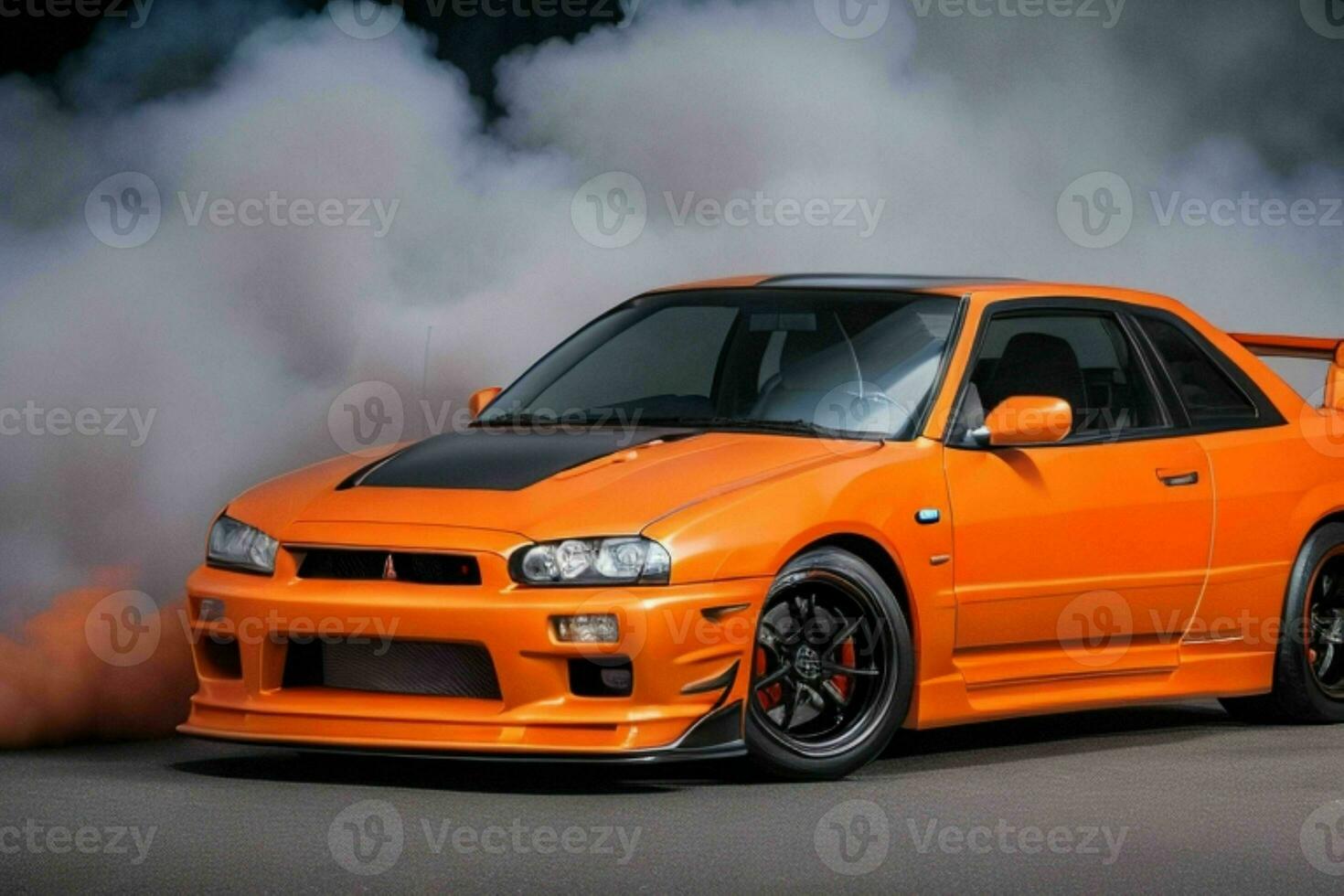 Sport car Nissan Skyline GTR R32 JDM. Pro Photo