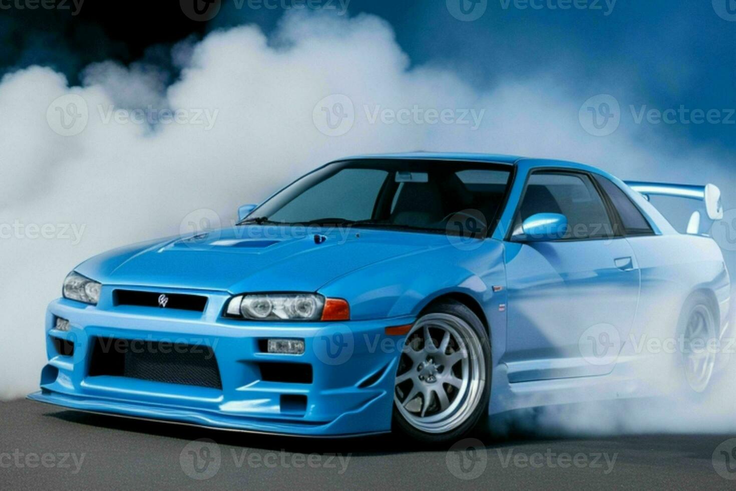 Sport car Nissan Skyline GTR R32 JDM. Pro Photo