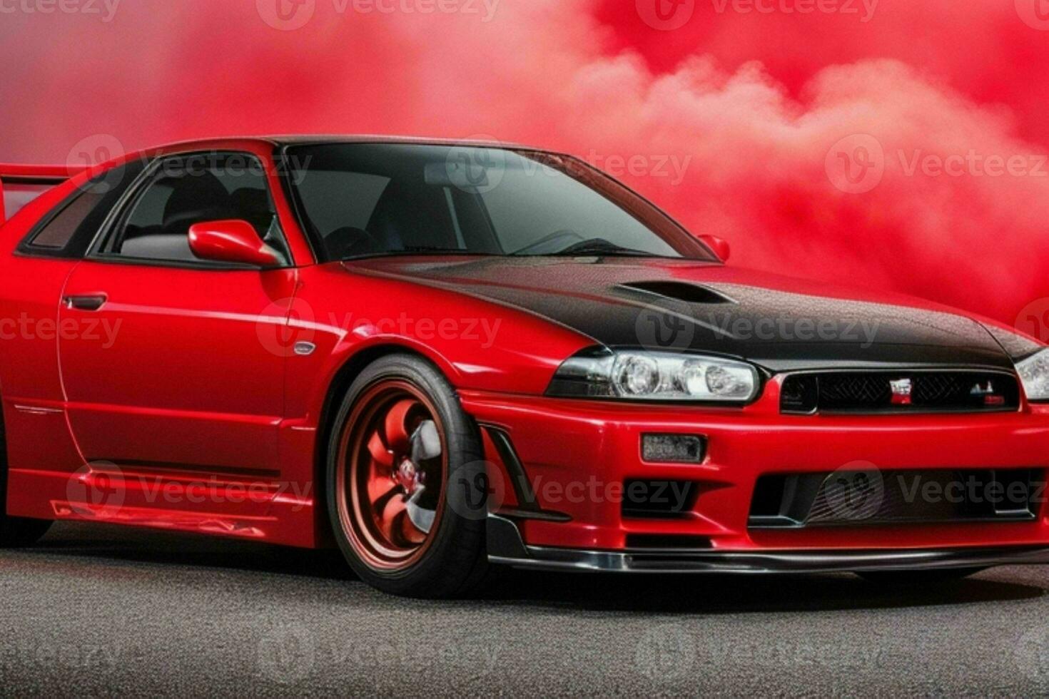 Sport car Nissan Skyline GTR R32 JDM. Pro Photo