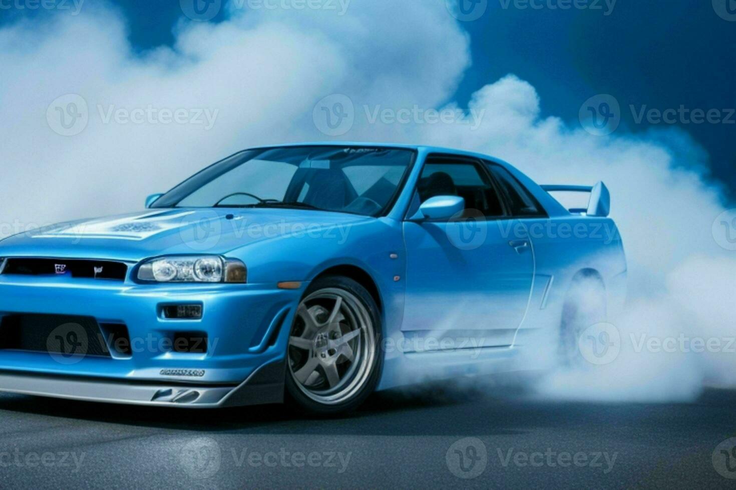 Sport car Nissan Skyline GTR R32 JDM. Pro Photo