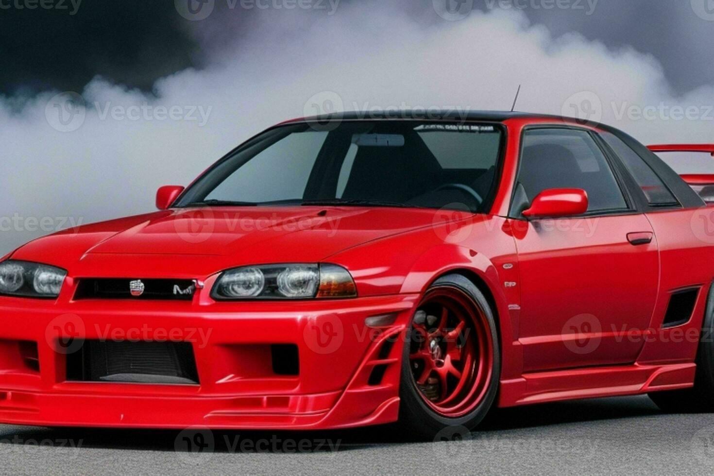 Sport car Nissan Skyline GTR R32 JDM. Pro Photo