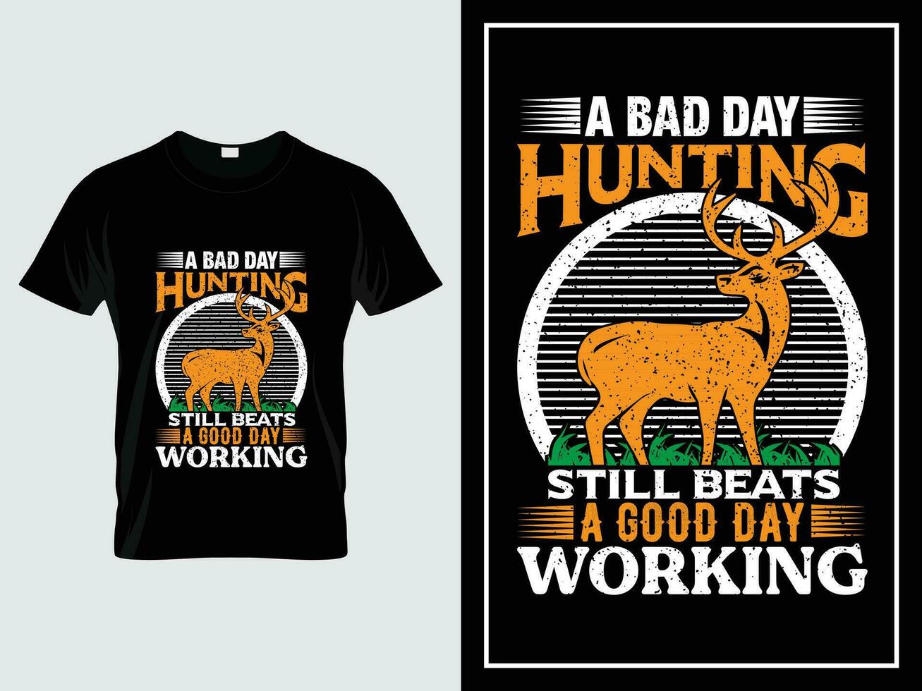 Custom hunting t-shirt design vintage style, hunting typography t-shirt vector