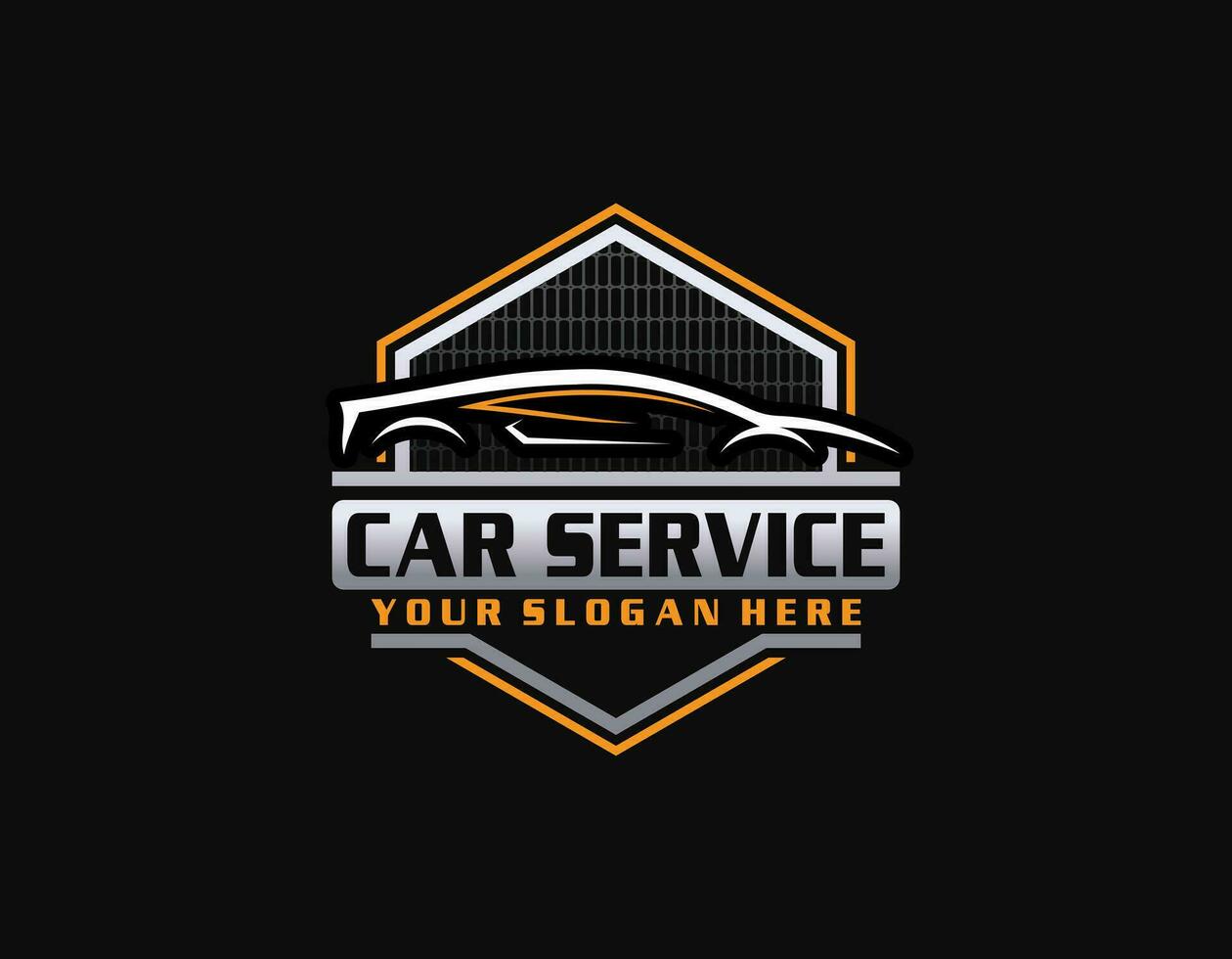 Sports car logo icon set. Motor vehicle silhouette emblems. Auto garage dealership brand identity design elements. Vector illustrations.