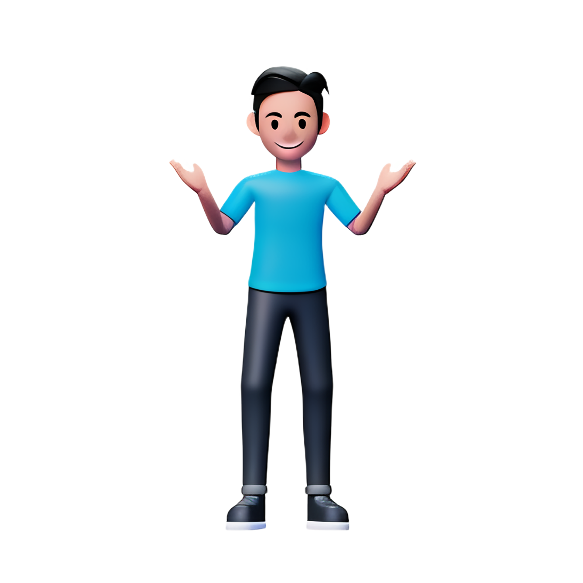 happy student boy character face 3d illustration icon 28206880 PNG