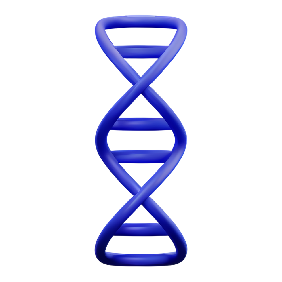 dna double helix 3d medical and healthcare icon png