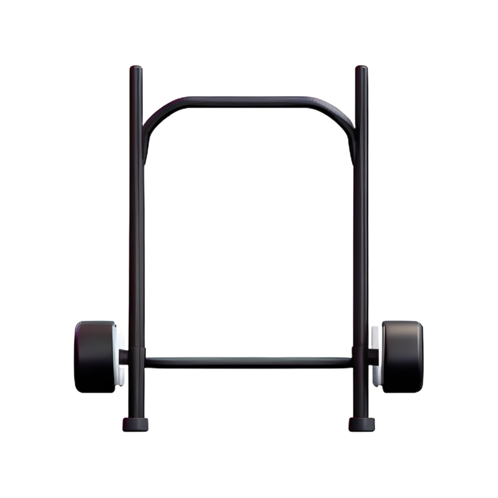 push up bar 3d gym fitness icon png