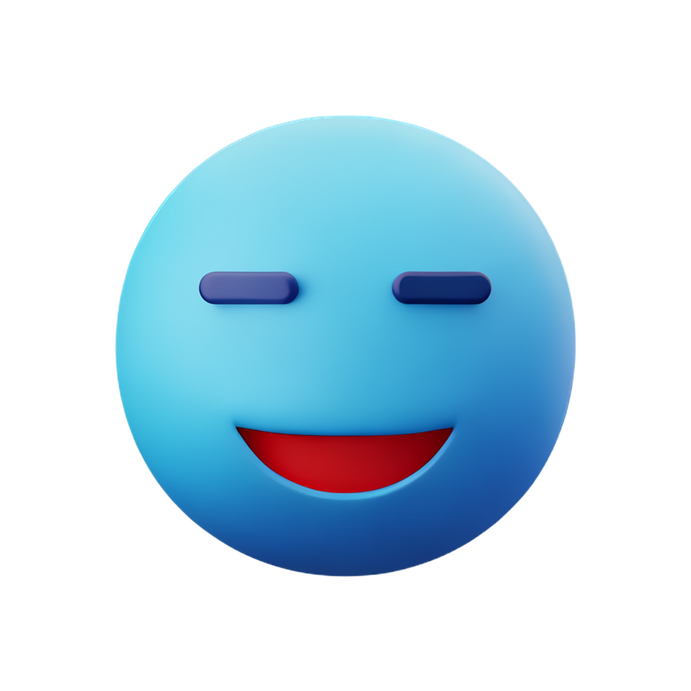 emoji 3d rendering icon illustration png