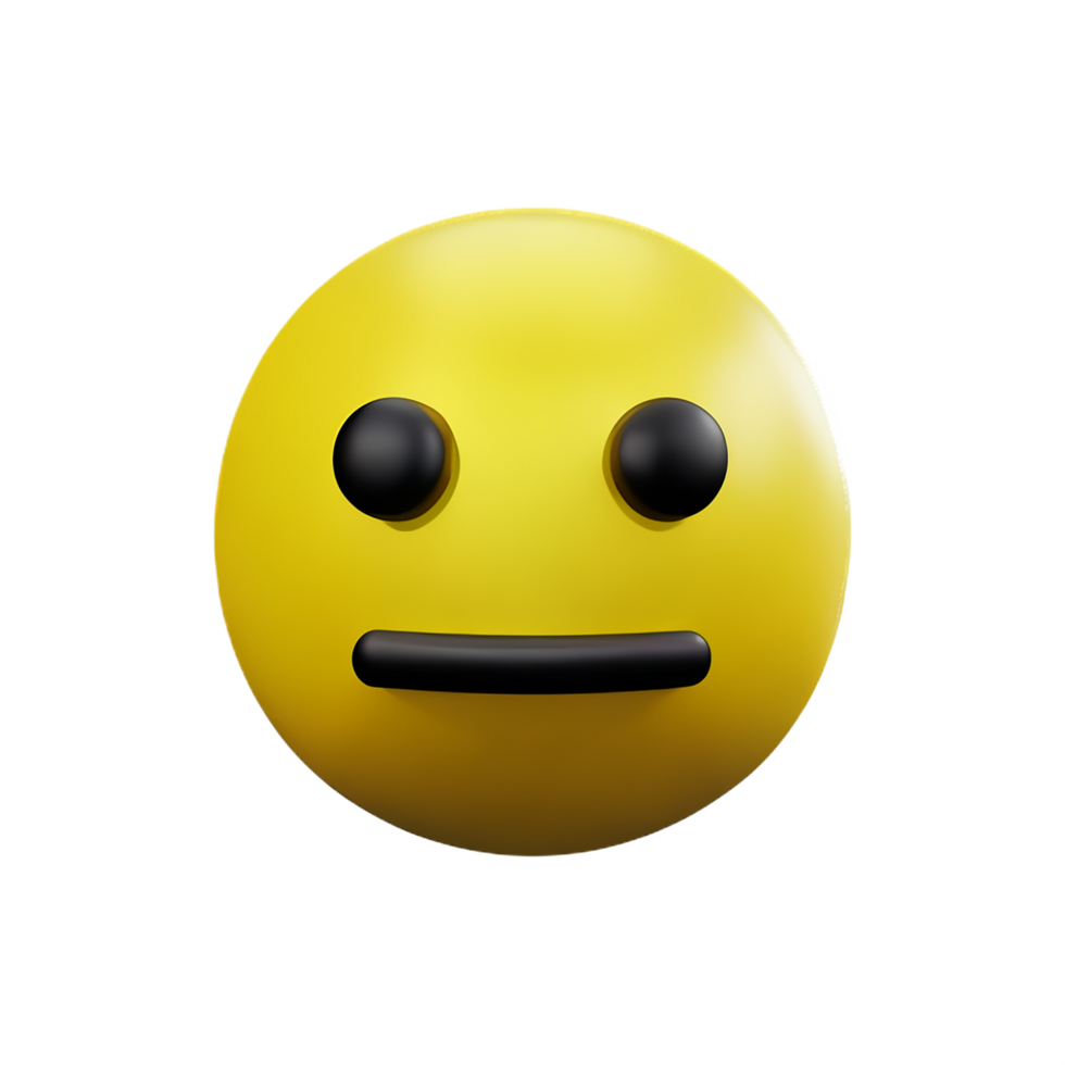 emoji 3d rendering icon illustration png