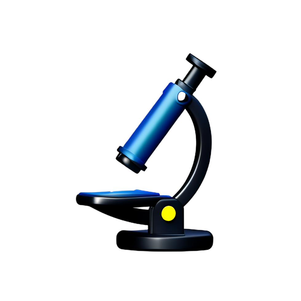 microscopio 3d médico y cuidado de la salud icono png