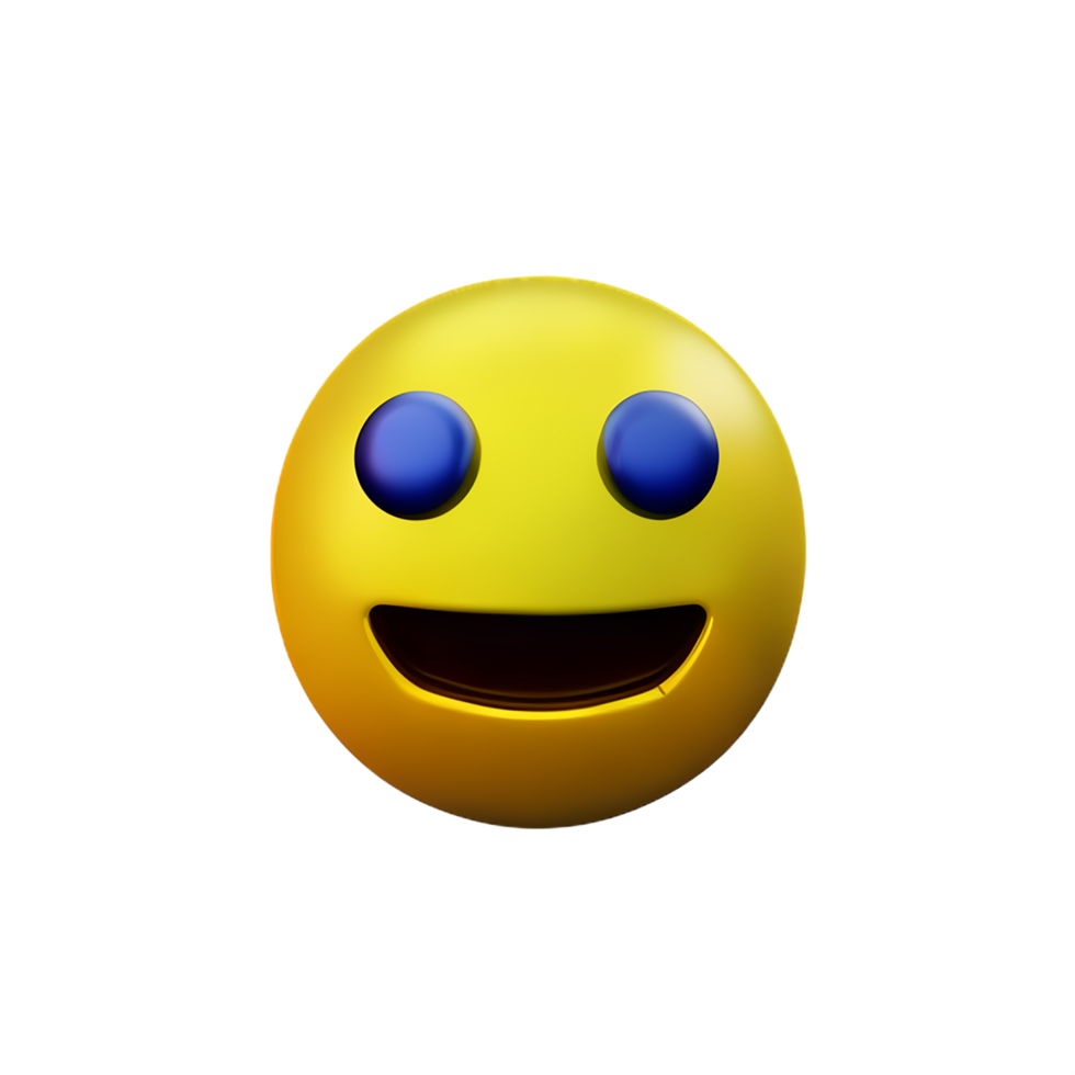 emoji 3d tolkning ikon illustration png