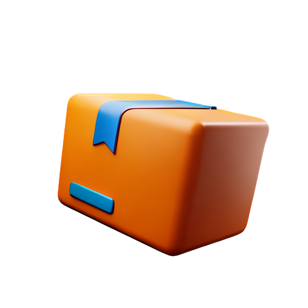 delivery 3d rendering icon illustration png