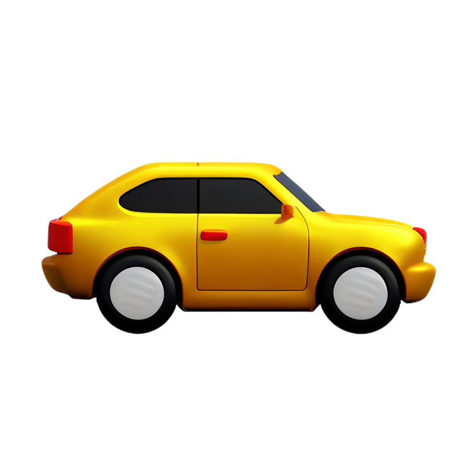 car 3d illustration icon png